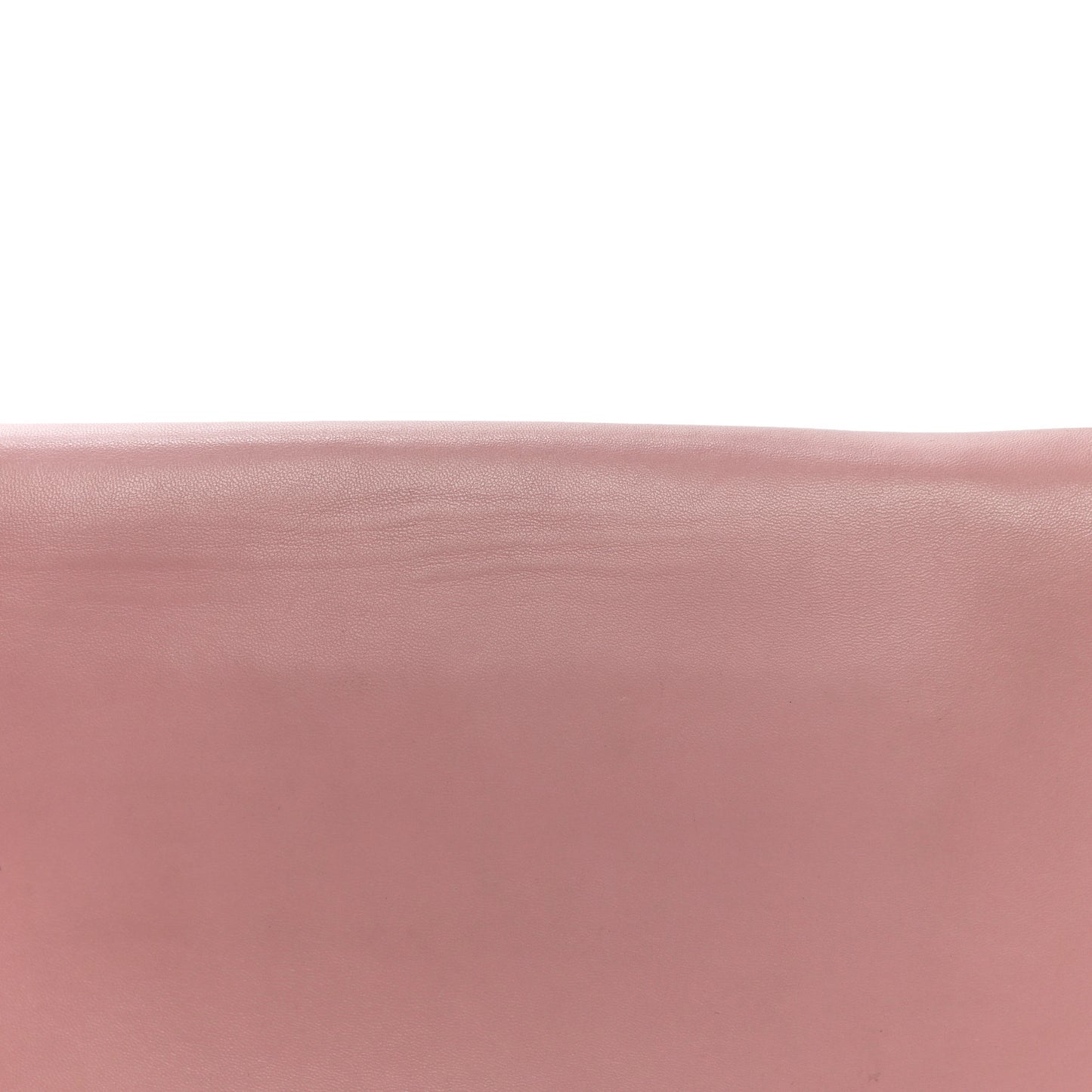 Nappa Monochrome Rockstud Wristlet Clutch Pop Gardenia