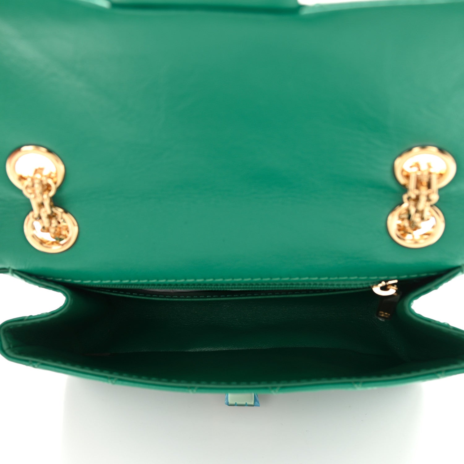 Chanel Aged Calfskin Quilted 2.55 Reissue Mini Flap Green 4 of 8
