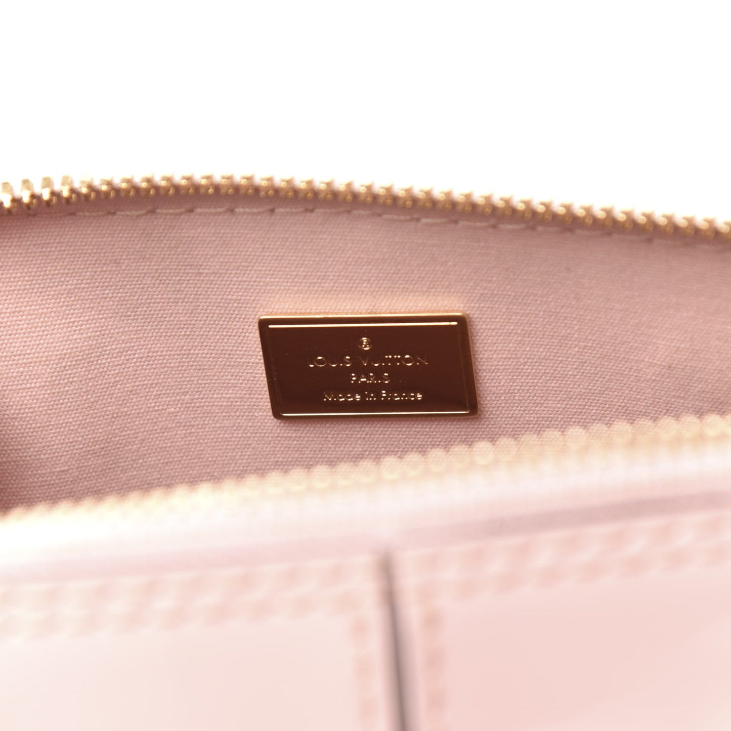 Patent Monogram Alma BB Rose Ballerine