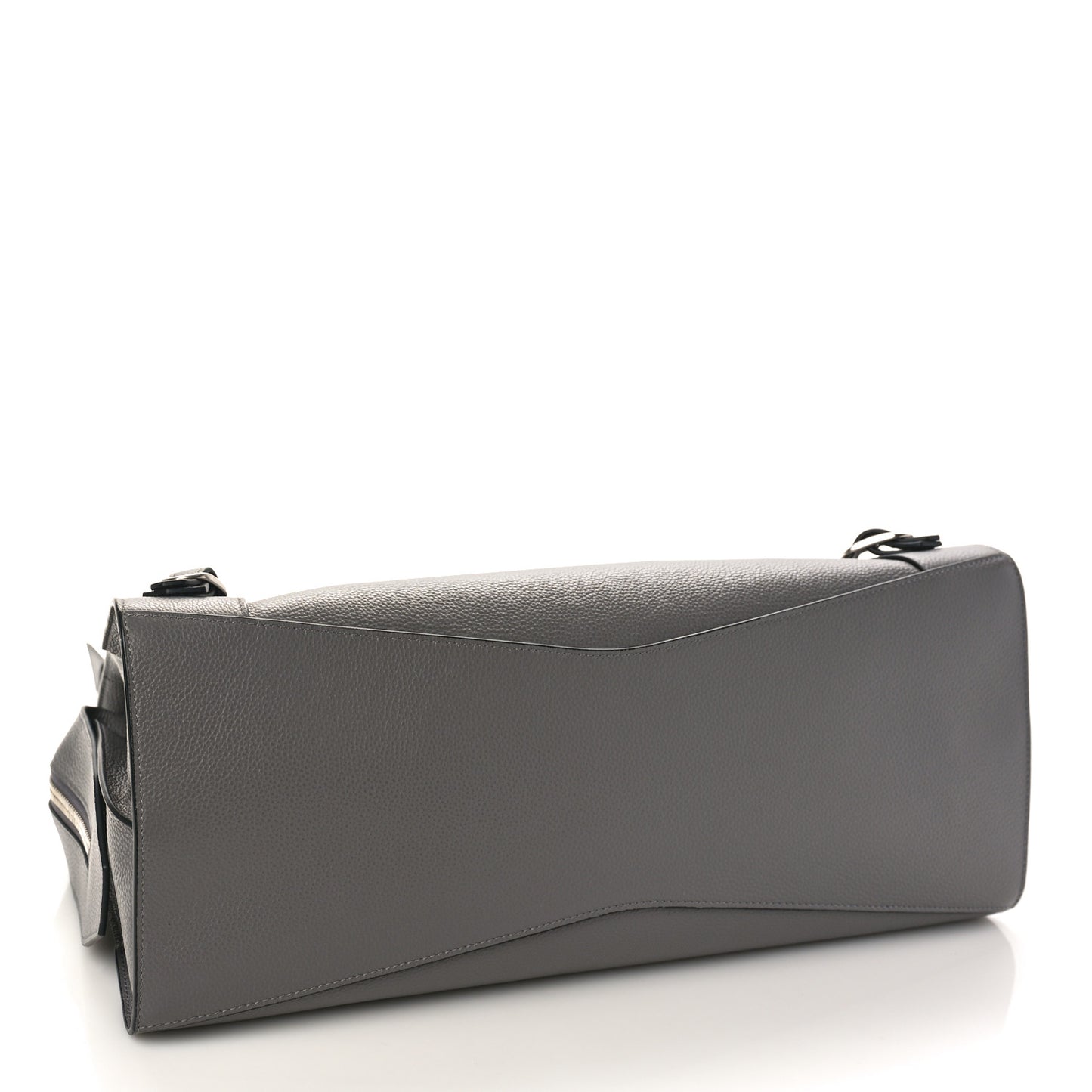 Grained Calfskin Neo Classic Silver Hardware Medium City Dark Grey