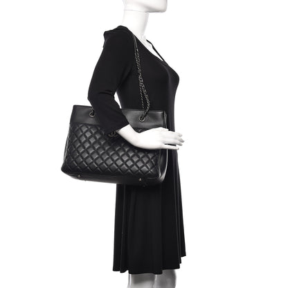 Chanel Caviar Quilted Urban Companion Shopping Tote Black 2 of 11