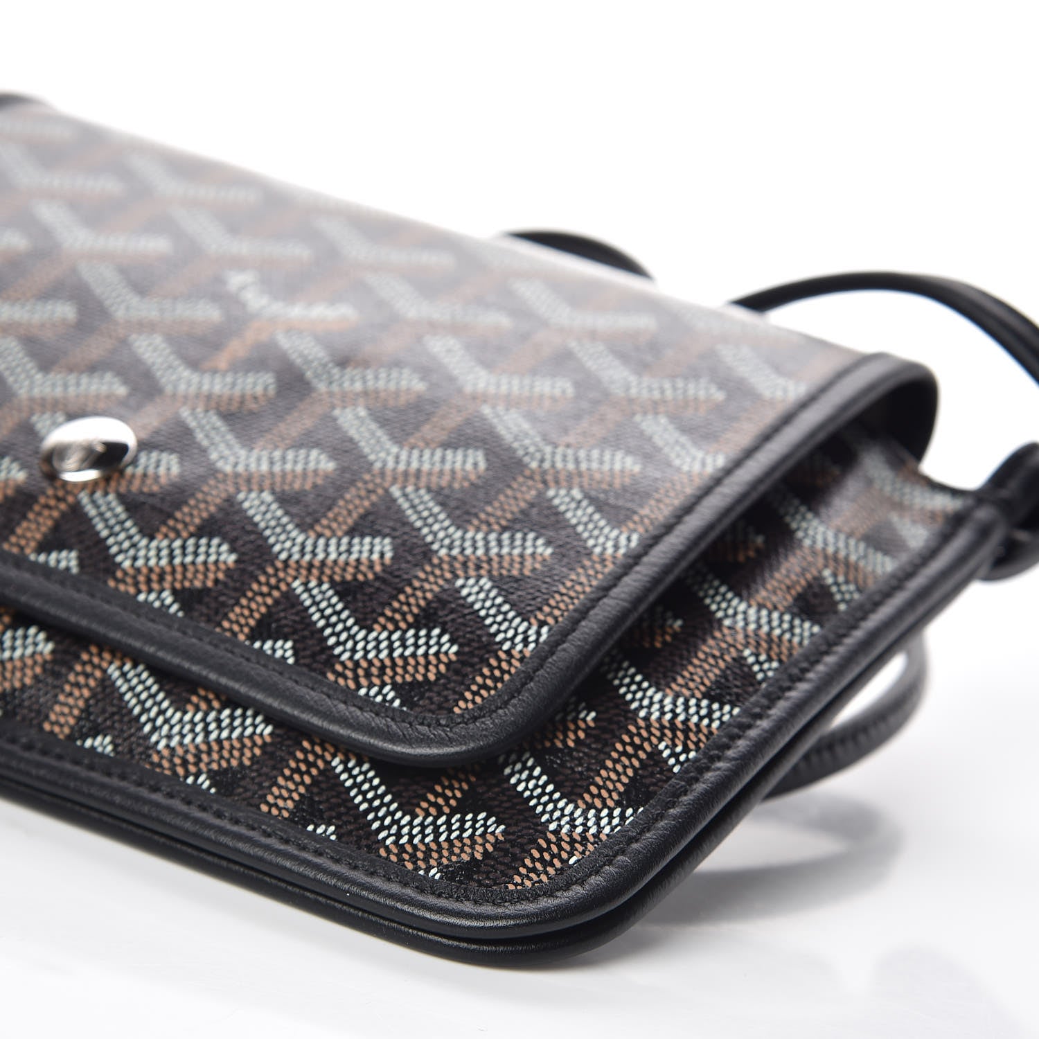 Goyard Goyardine Plumet Wallet Clutch Black 6 of 8
