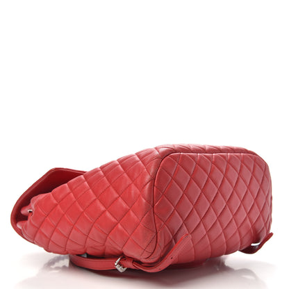 Chanel Lambskin Quilted Large Urban Spirit Backpack Red 3 of 17