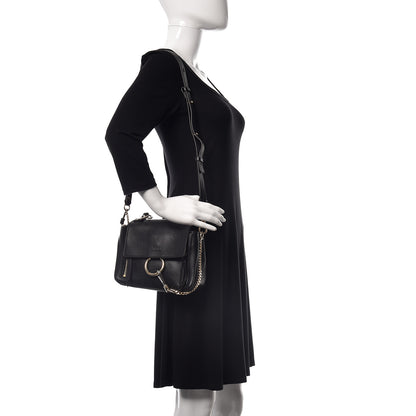 Chloe Calfskin Mini Faye Day Shoulder Bag Black 2 of 9