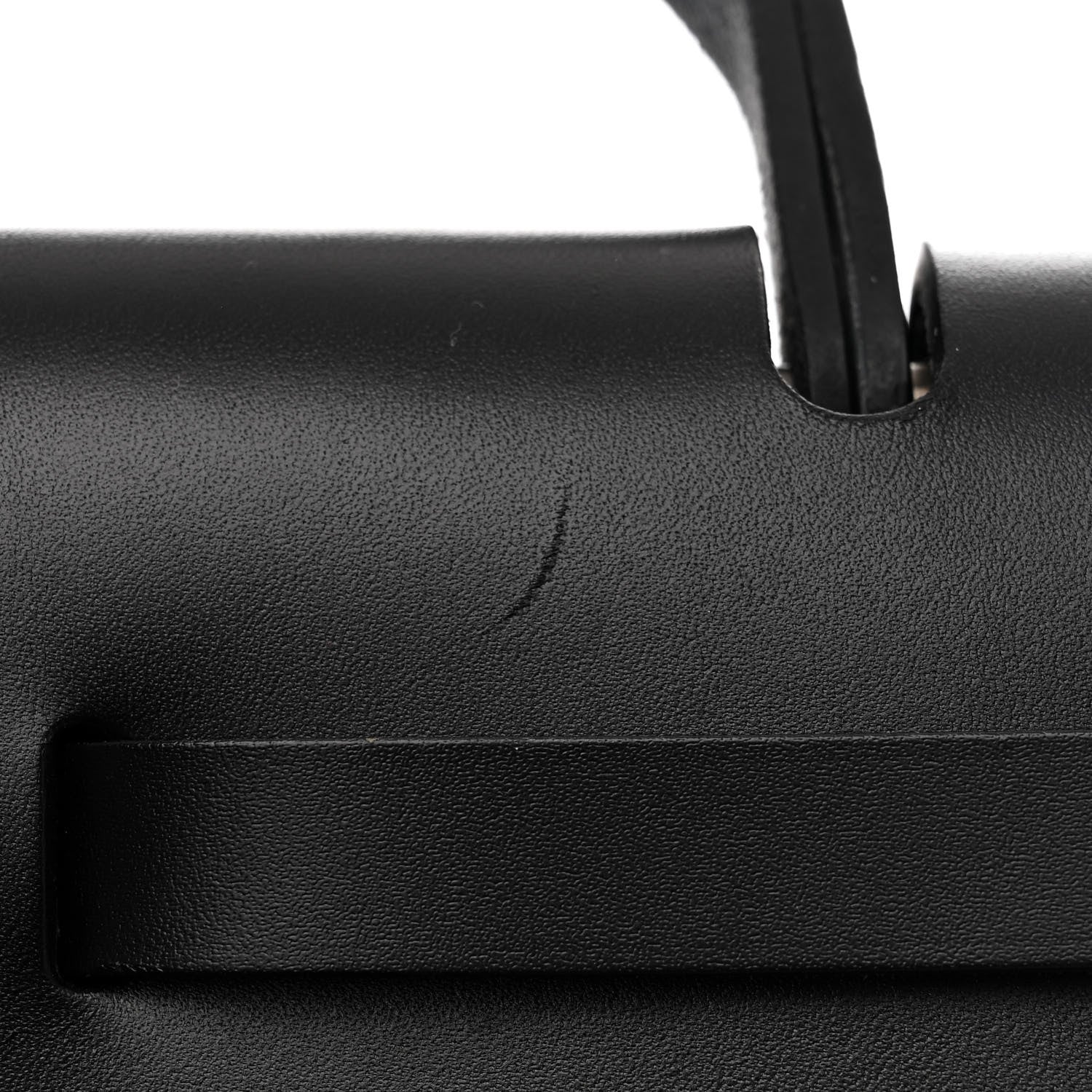 Hermes Military Toile Vache Hunter Herbag Zip Retourne 31 PM Black 12 of 13