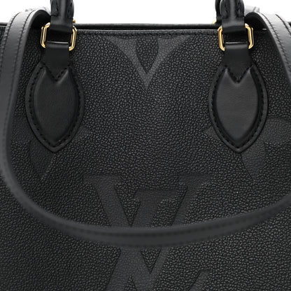 Louis Vuitton Empreinte Monogram Giant Onthego MM Black 7 of 9