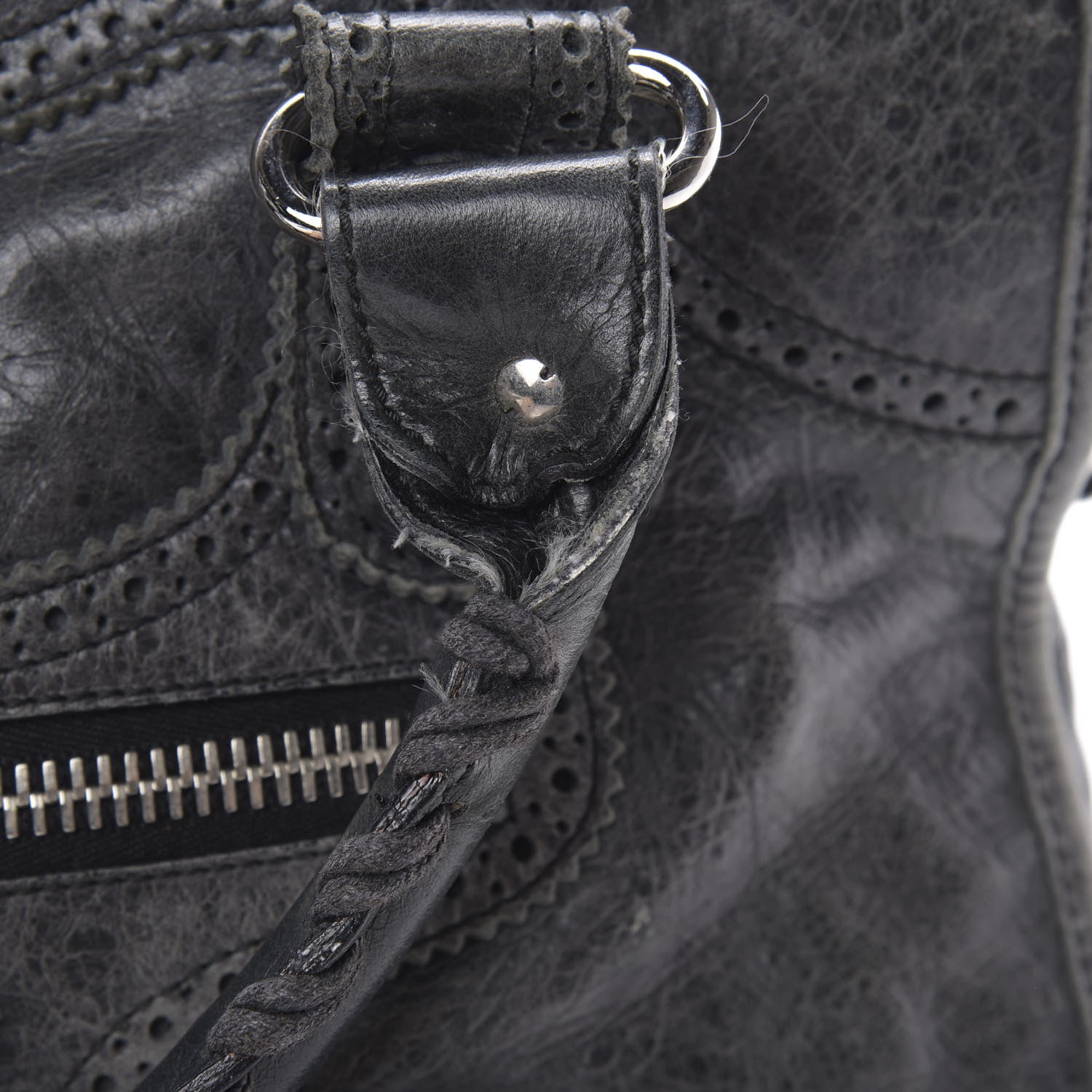 Balenciaga Agneau Giant Brogues Hardware City Black 19 of 19