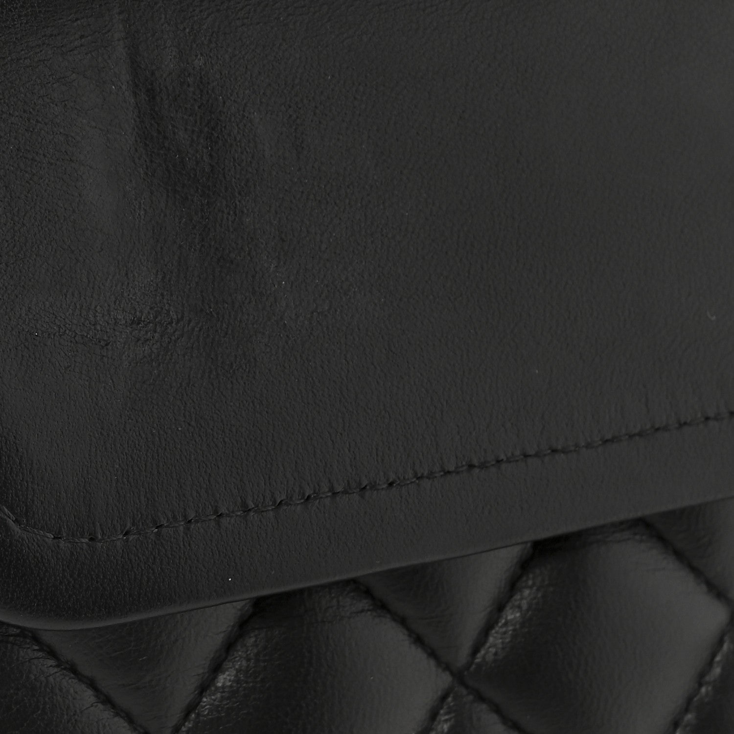 Chanel Lambskin Quilted Medium Double Flap Black 12 of 18