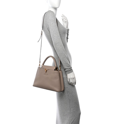 Louis Vuitton Taurillon Capucines PM Galet 2 of 9