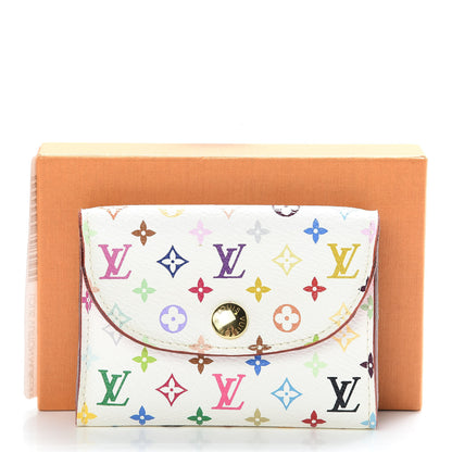 Louis Vuitton Monogram Multicolor Business Card Holder White Litchi 8 of 8