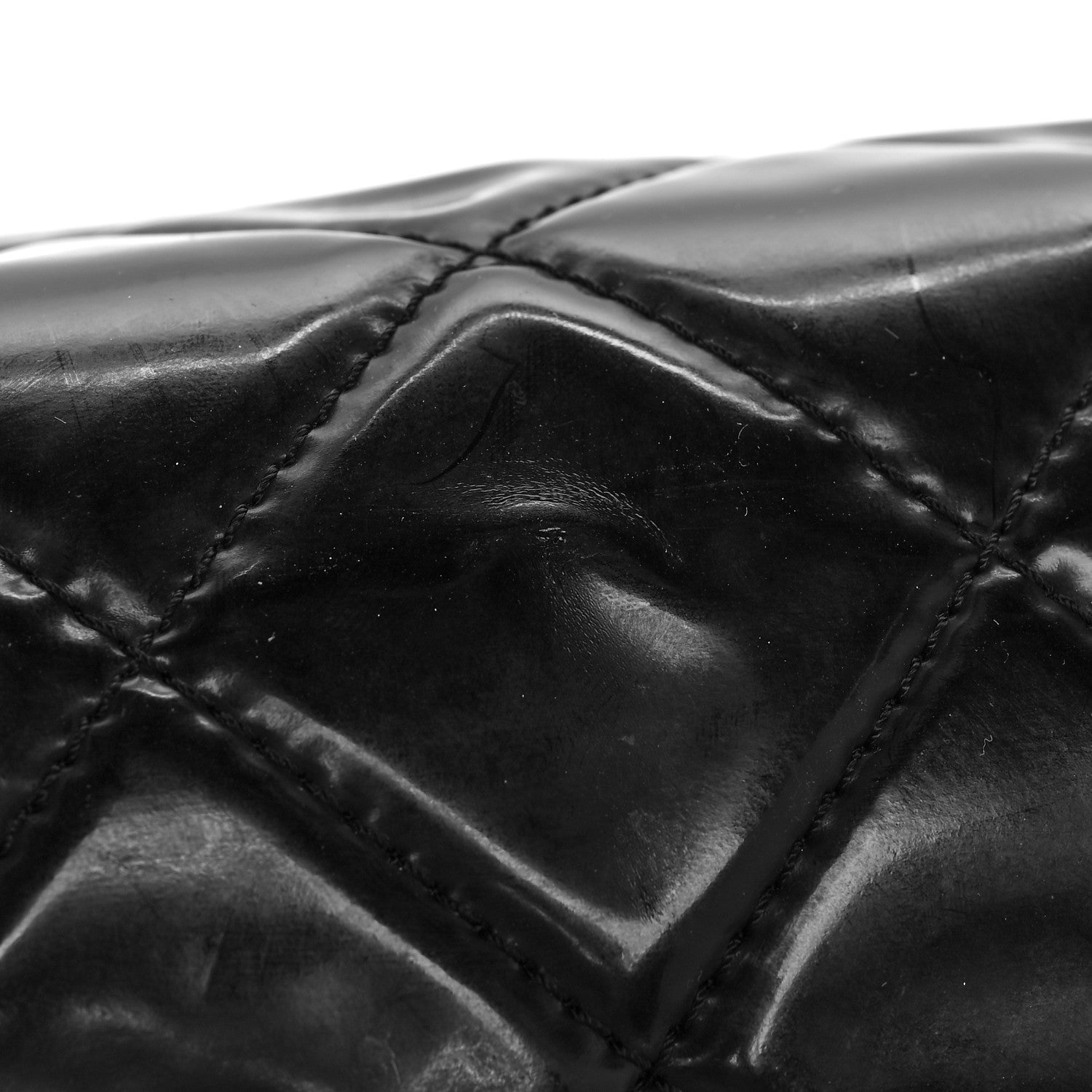 Chanel Vinyl Quilted Large In The Business Tote Black 14 of 14