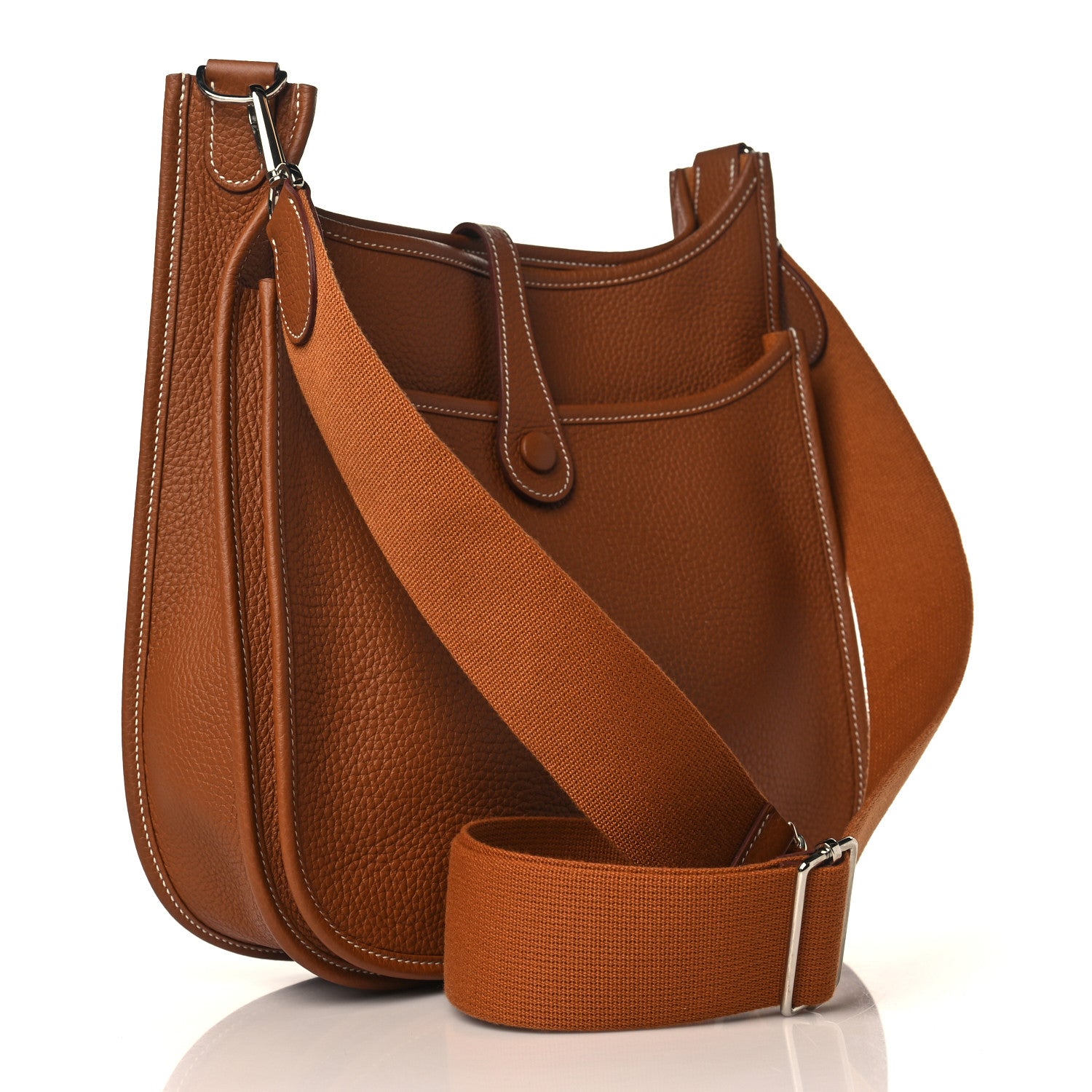 Hermes Taurillon Clemence Evelyne III PM Gold 3 of 12