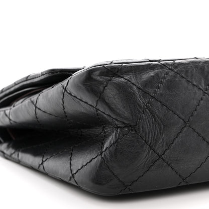 Chanel Aged Calfskin Quilted 2.55 Reissue 225 Flap Black 9 of 11