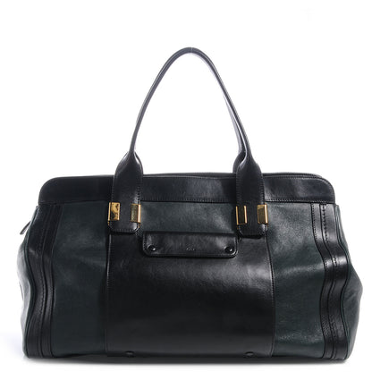 Chloe Leather Large Alice Satchel Fir Green 1 of 9