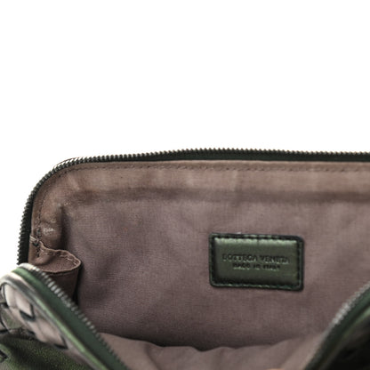 Bottega Veneta Iridescent Scarabee Small Cosmetic Pouch Green 10 of 14