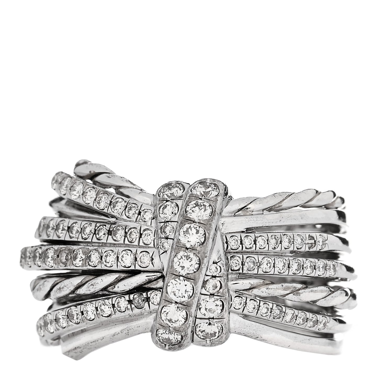 Sterling Silver Diamond Angelika Ring 57 8