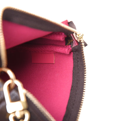 Louis Vuitton Monogram 2020 Christmas Animation Roller Coaster Mini Pochette Accessories Pivoine 9 of 12