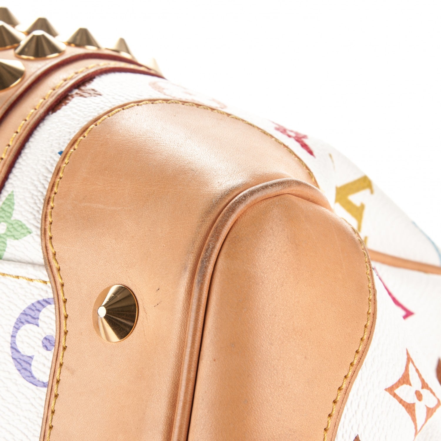 Louis Vuitton Monogram Multicolor Courtney MM White 10 of 10