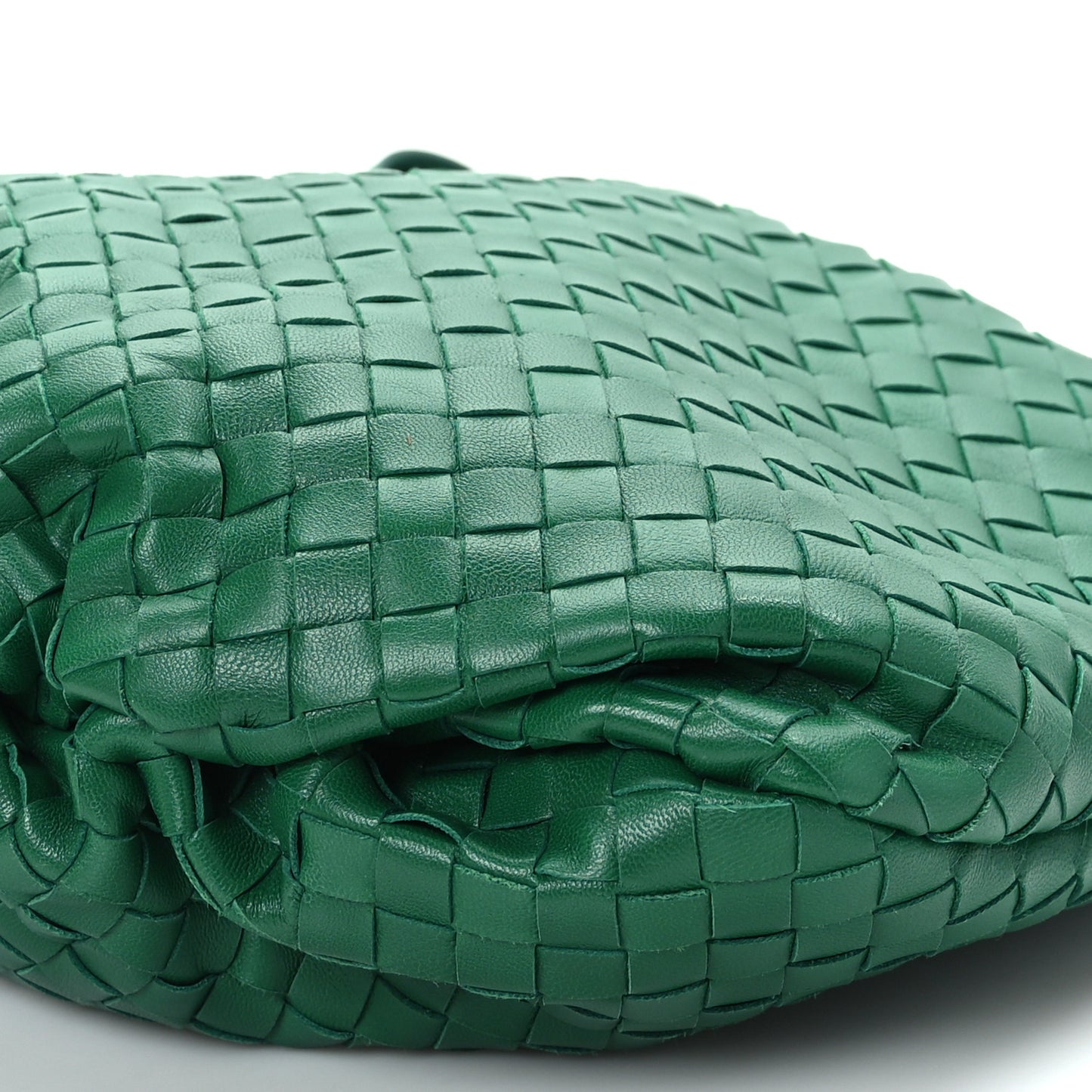 Nappa Intrecciato Small Bulb Racing Green