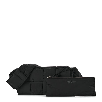 Bottega Veneta Nylon Intrecciato Padded Tech Cassette Bag Black 1 of 10