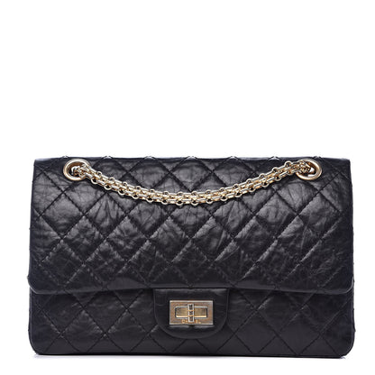 Chanel Aged Calfskin 50th Anniversary 2.55 Reissue 225 Flap Black 1 of 14