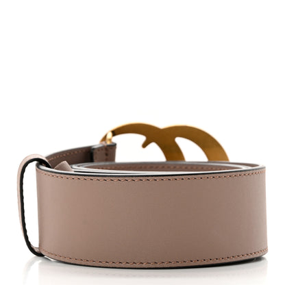 Gucci Calfskin Double G 40mm Belt 80 32 Porcelain Rose 2 of 5