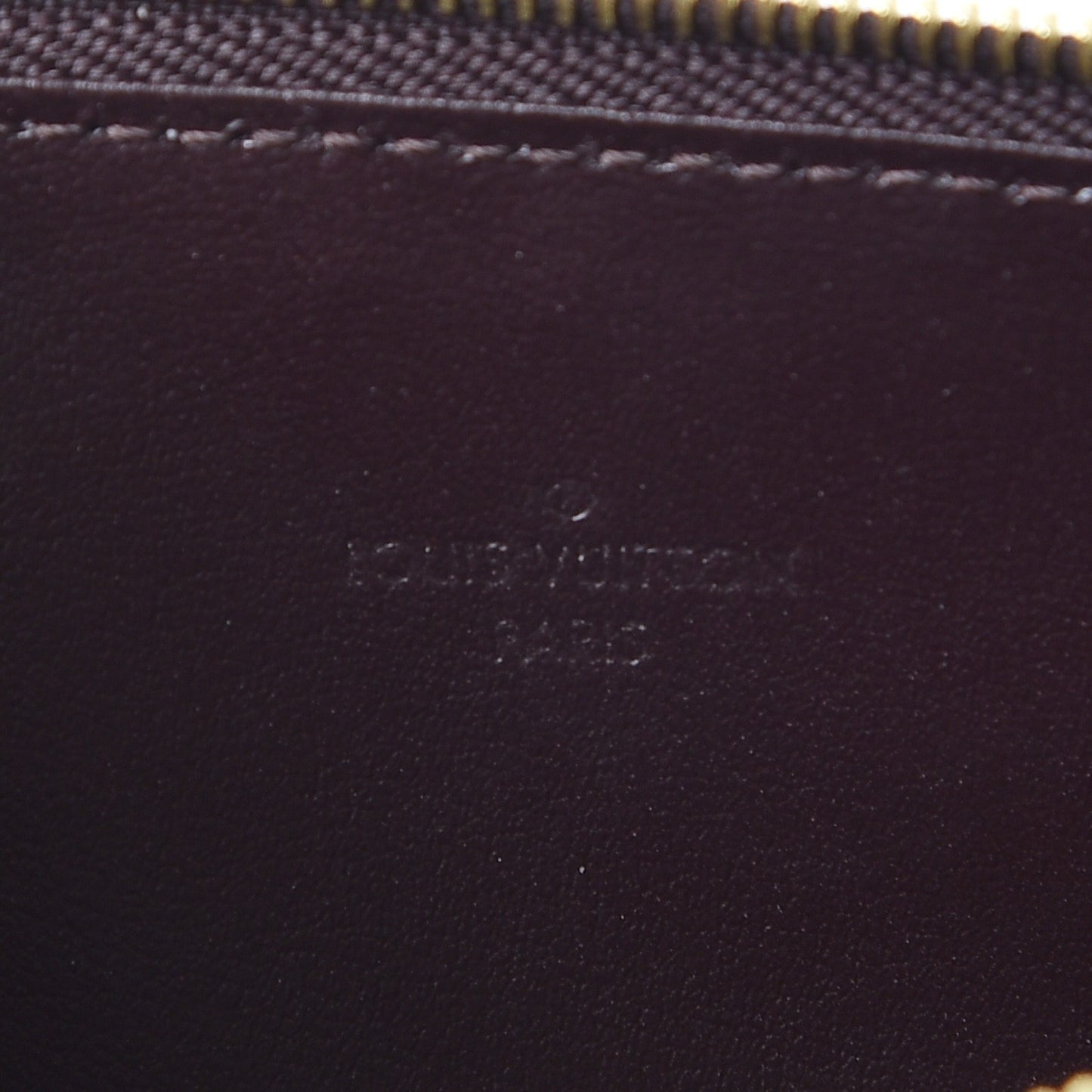 Vernis Felicie Chain Wallet Zippered Insert Amarante
