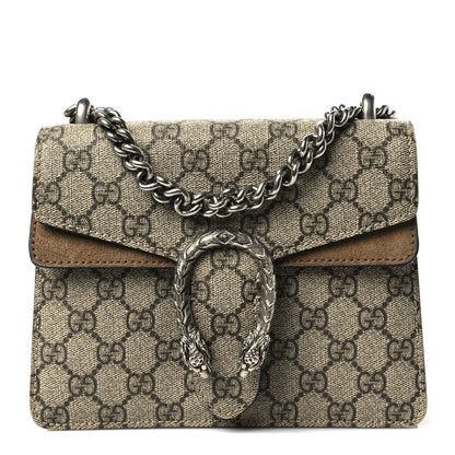 Gucci GG Supreme Monogram Mini Dionysus Shoulder Bag Taupe 1 of 8