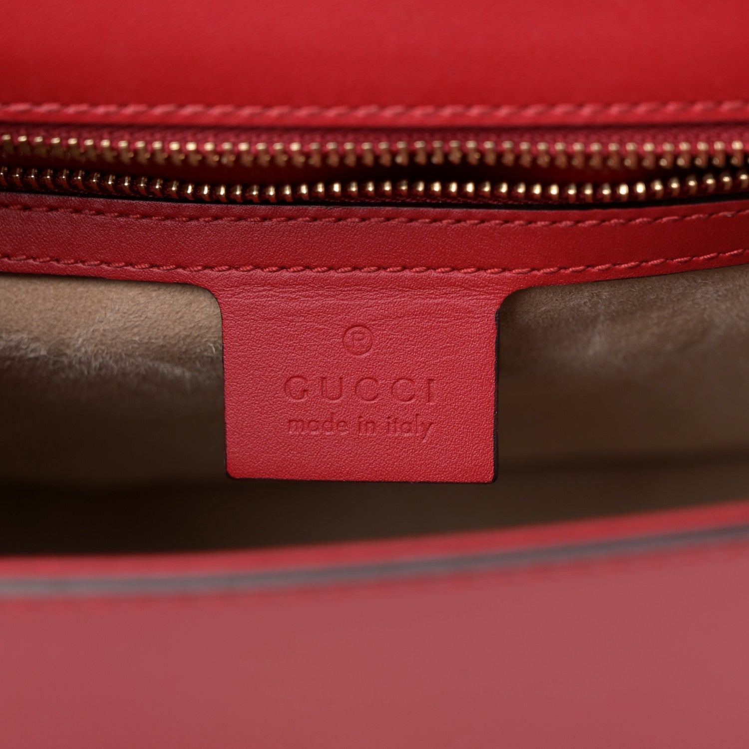 Gucci Calfskin Small Sylvie Shoulder Bag Hibiscus Red 6 of 10