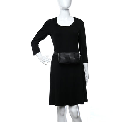 Bottega Veneta Nappa Maxi Intreccio The Belt Cassette Bag Black 2 of 9