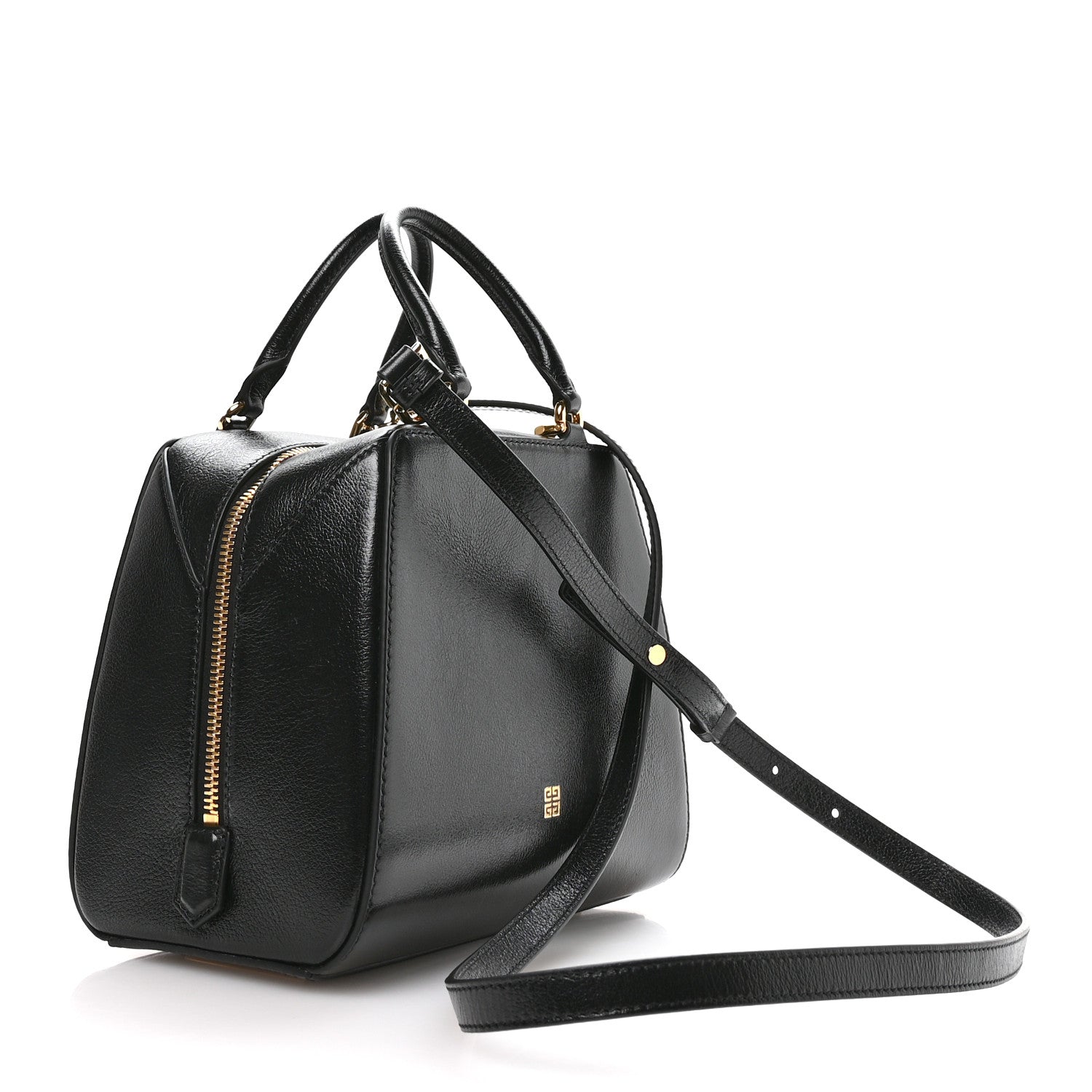 Givenchy Tumbled Buffalo Mini Antigona Cube Bag Black 2 of 10