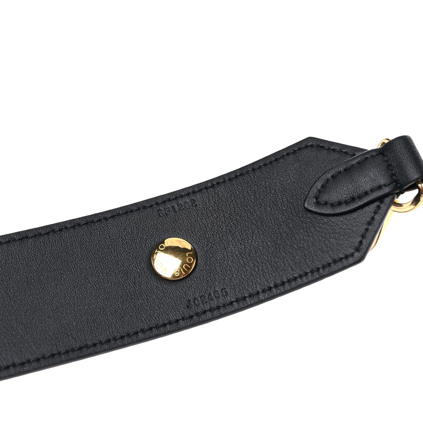 Monogram Adjustable Bandouliere Shoulder Strap Black