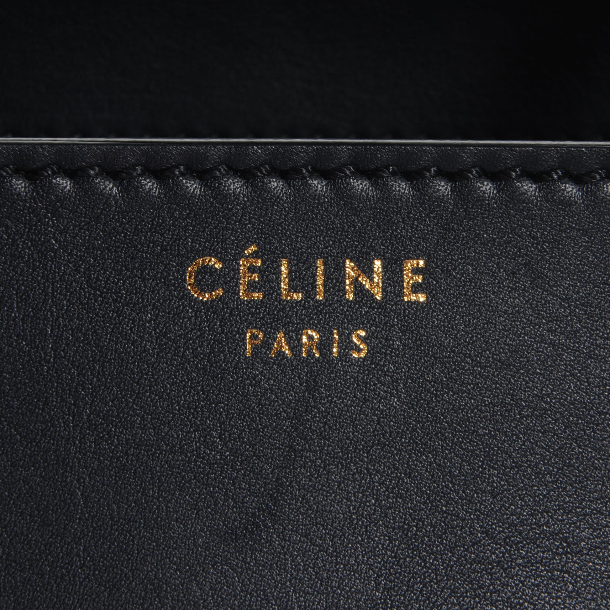 Celine Smooth Calfskin Mini Luggage Navy 9 of 9