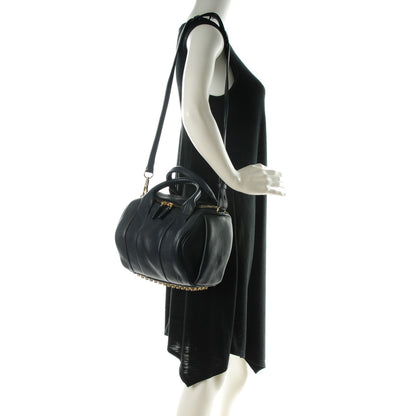 Alexander Wang Pebbled Lambskin Rockie Navy 2 of 6