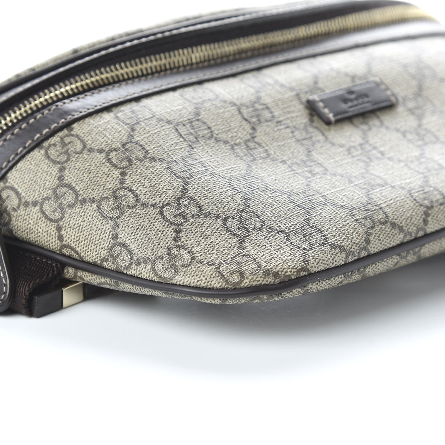 Gucci GG Supreme Monogram Belt Bag Dark Brown 6 of 10