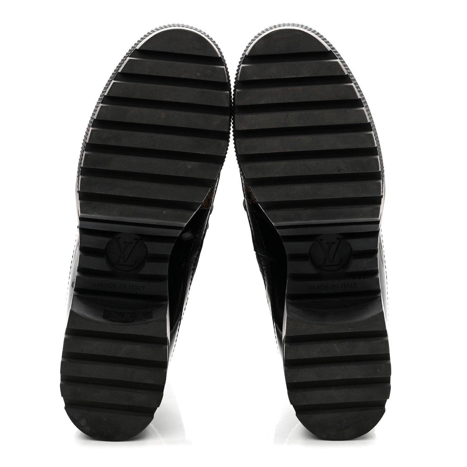 Louis Vuitton Suede Calfskin Monogram Zip Up Laureate Platform Desert Boots 37 Black 6 of 10