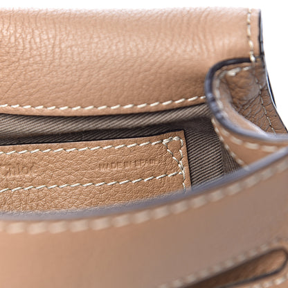 Chloe Calfskin Mini Marcie Round Crossbody Bag Nut 7 of 10