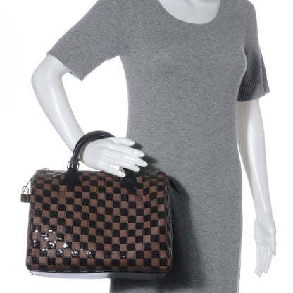 Louis Vuitton Damier Paillettes Speedy 30 Black 2 of 8