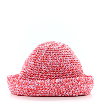 Hermes Cotton Crochet Gigi Bucket Hat M Rose Lilas 3 of 10