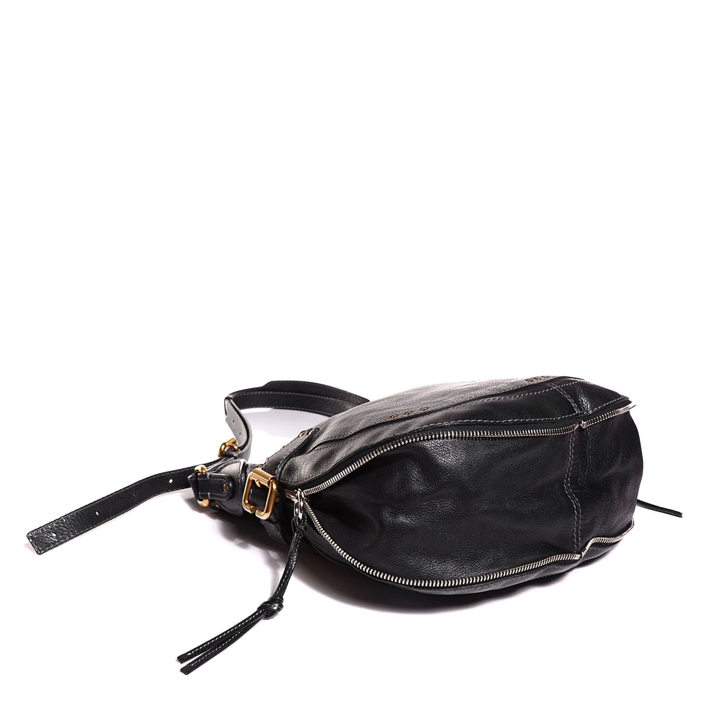 Leather Paddington Hobo Black