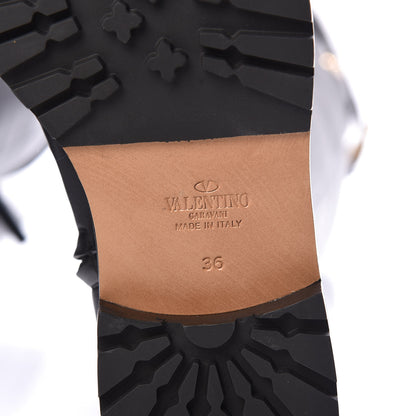 Valentino Garavani Calfskin Knee High Buckle Boots 36 Black 6 of 6