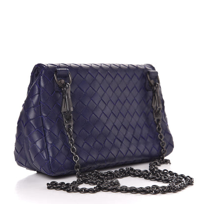 Bottega Veneta Nappa Intrecciato Small Chain Crossbody Atlantic 3 of 7