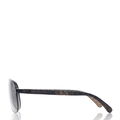 Chanel Pilot Quilting Sunglasses 4207 Black 3 of 8