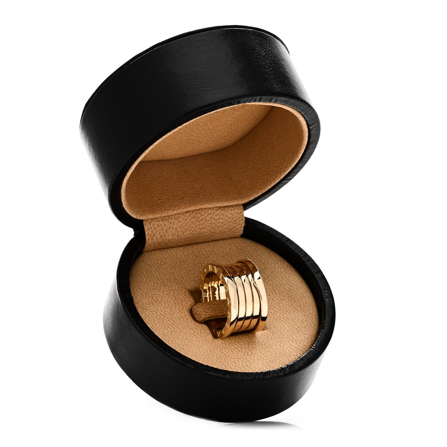 Bulgari 18K Yellow Gold B.Zero1 Four-Band Ring 53 6.5 6 of 6