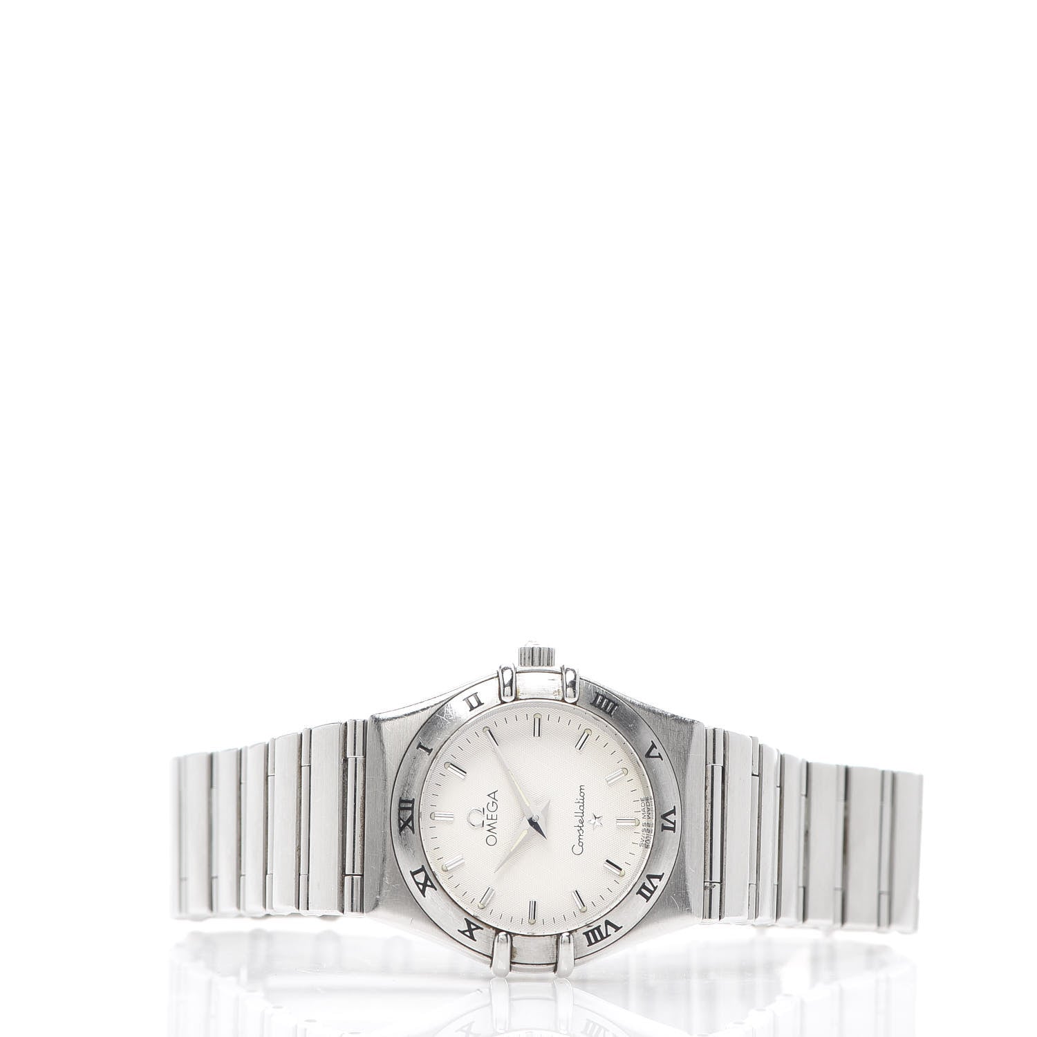 Omega Stainless Steel 25mm Constellation Quartz Watch White 1572.30 2 of 6