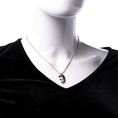 Bulgari 18K Rose Gold Diamond Onyx Serpenti Seduttori Pendant Necklace 2 of 6