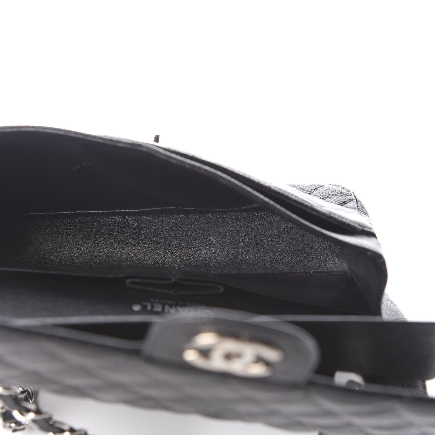 Chanel Caviar Quilted Medium Double Flap Black 4 of 9