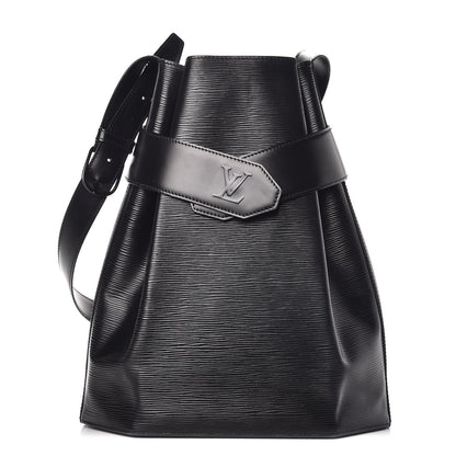 Louis Vuitton Epi Sac D'Epaule GM Black 1 of 12