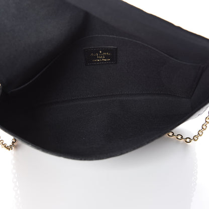 Louis Vuitton Empreinte Pochette Felicie Chain Wallet Black 6 of 12