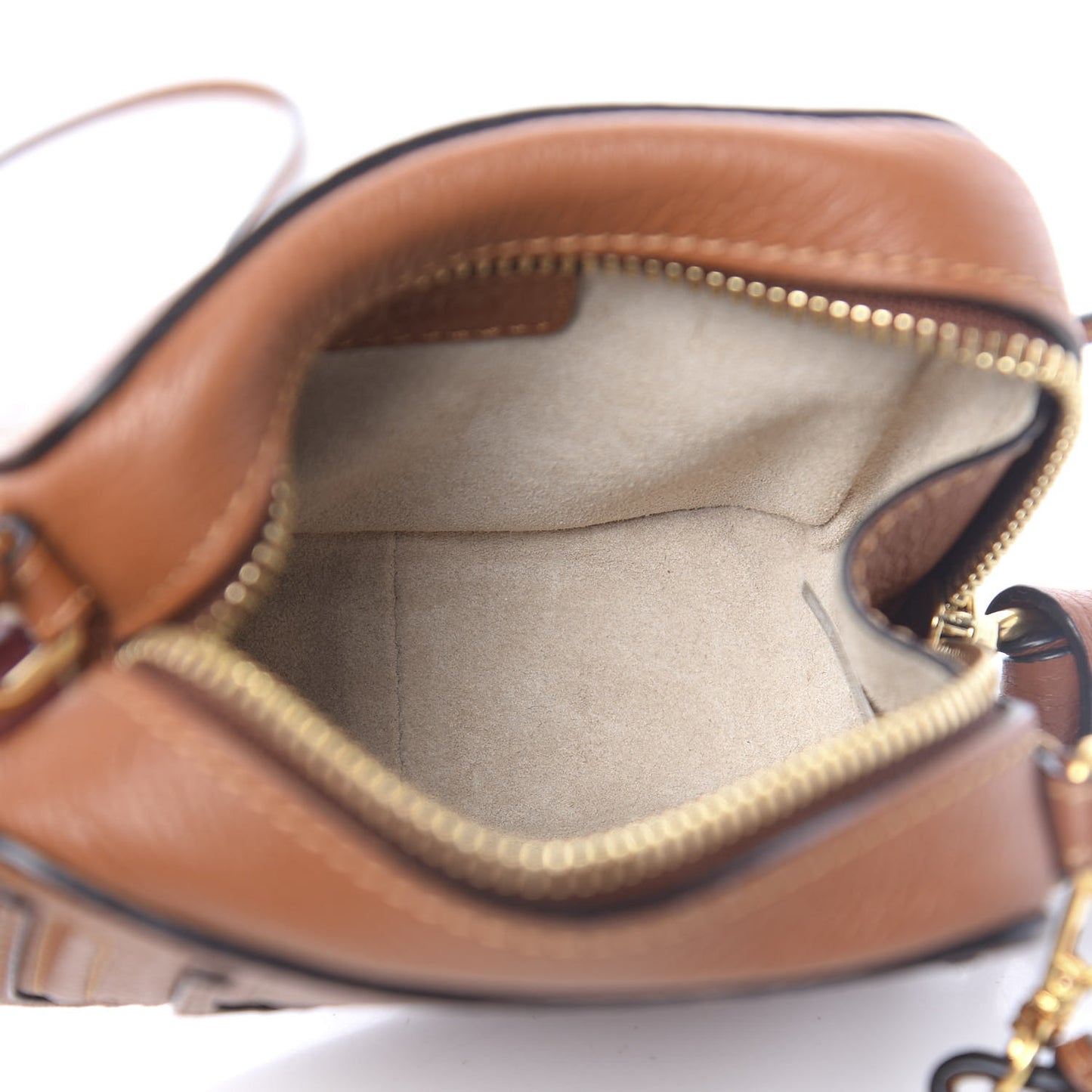 Calfskin Mini Marcie Crossbody Bag Tan